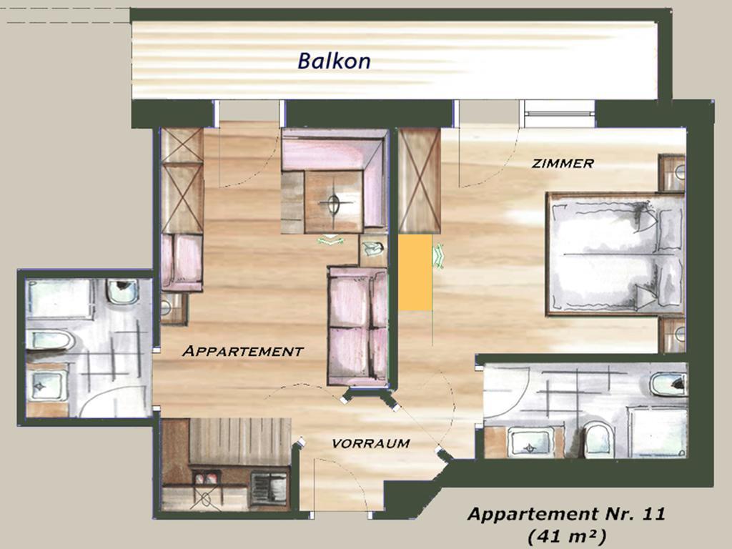 Garni Appartement Alpenresidence Кадипиетра Стая снимка
